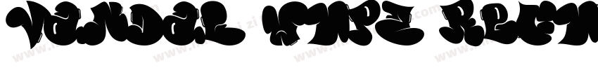 Vandal Wupz Regular字体转换